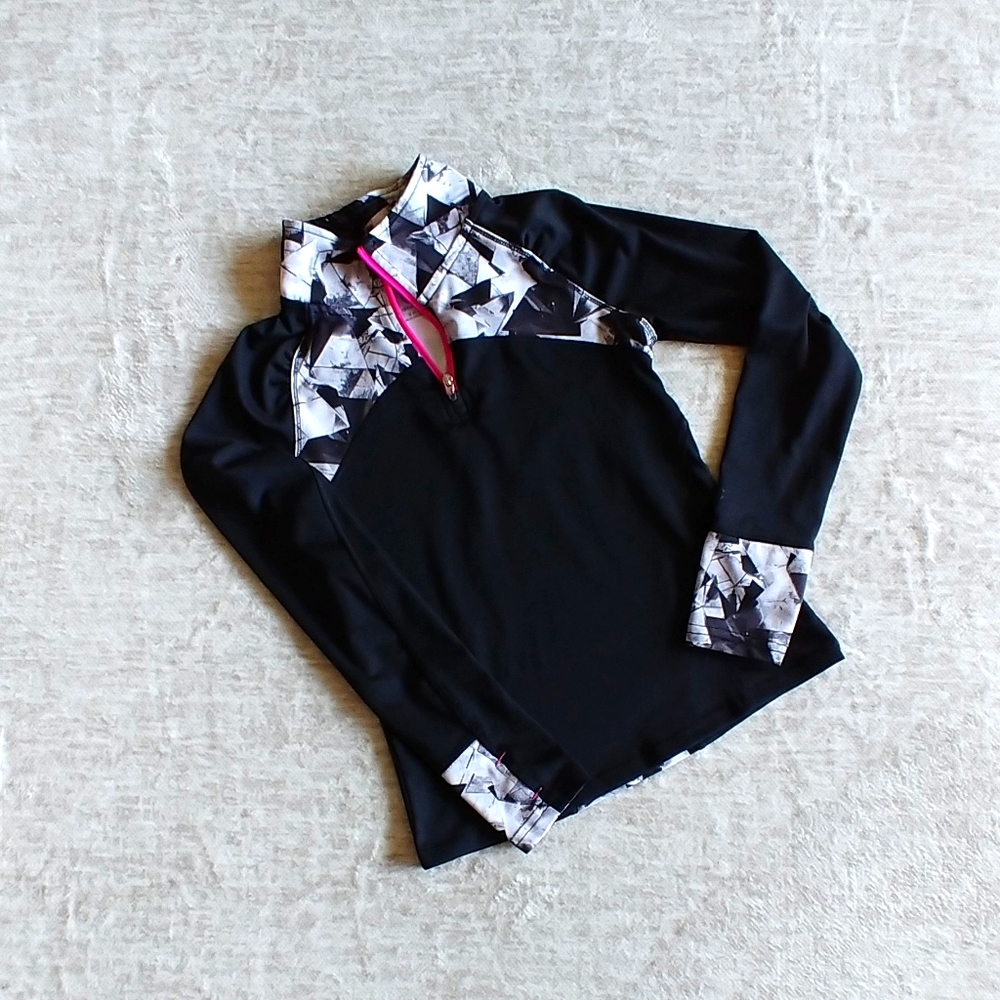 EUC Girls' Pullover Athletic Yoga Top